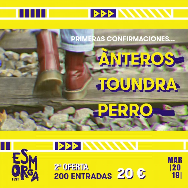Primeras confirmaciones del Esmorga Fest 19