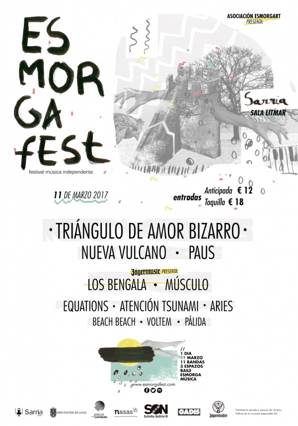 Cartel definitivo do Esmorga Fest!