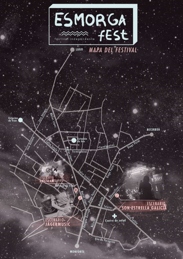 Mapa Esmorga Fest'18