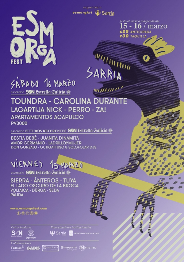Cartel do Esmorga Fest 19