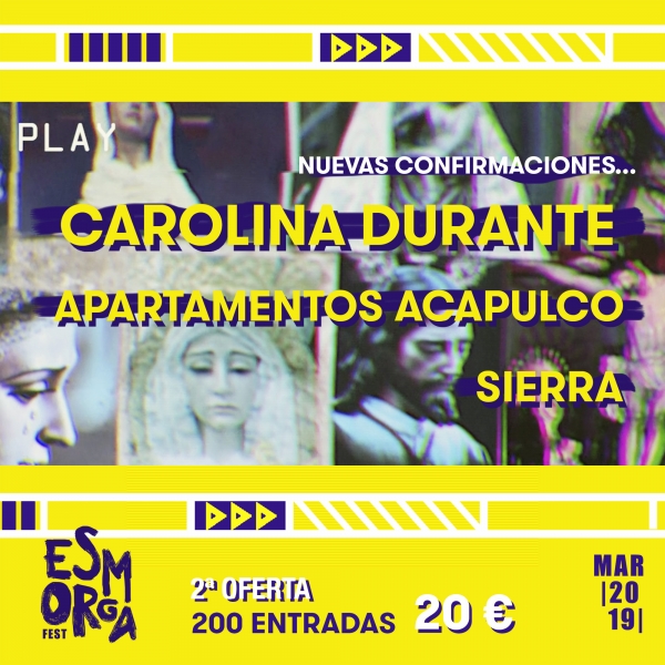 M&aacute;is confirmaci&oacute;ns para o Esmorga Fest 19